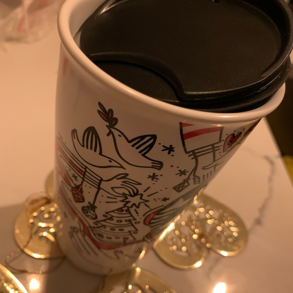 Starbucks 2017 Holiday Traveler Ceramic cup - Picture 4 of 6